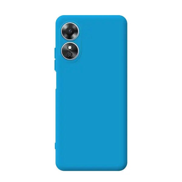 Capa Oppo A17 Silicone Premium - Azul