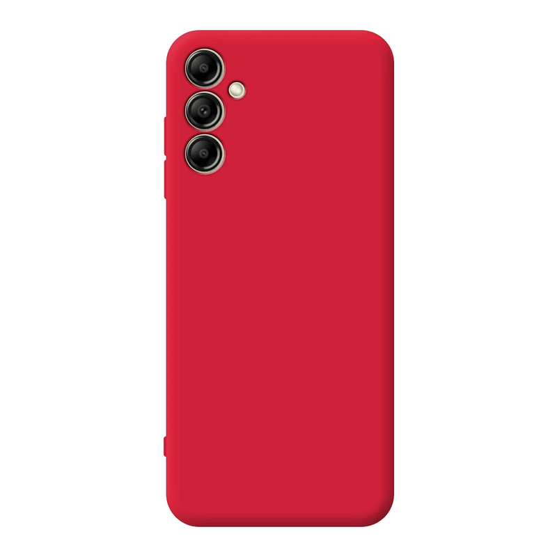 Capa de Silicone com Proteção de câmera para Galaxy A15 4G/5G - Vermelho - MisterCapas