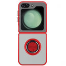 Capa Samsung Galaxy Z Flip 5 Smoked Iman Anel - Vermelho