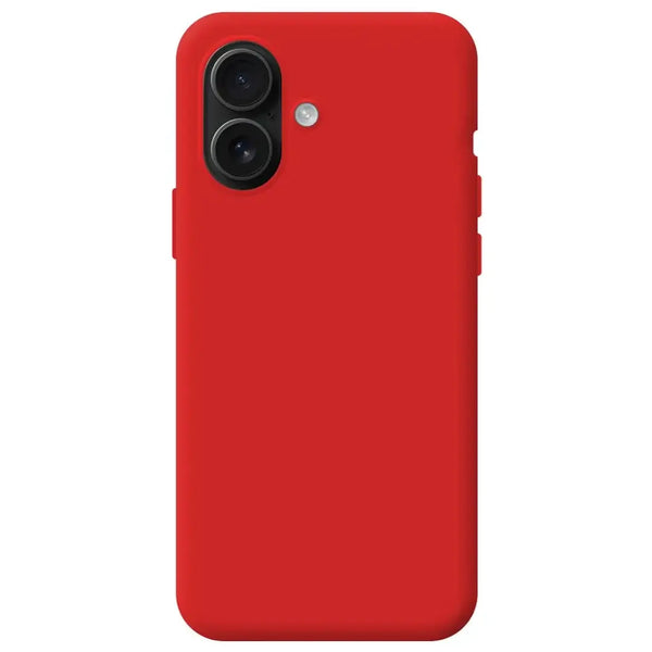 Capa iPhone 16 Plus Silicone Premium - Vermelho