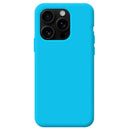 Capa iPhone 16 Pro Silicone Premium - Azul