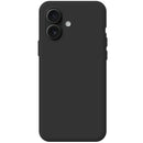 Capa iPhone 16 Silicone Premium - Preto