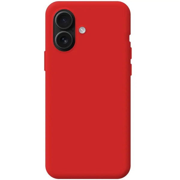 Capa iPhone 16 Silicone Premium - Vermelho