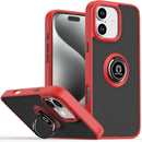 Capa iPhone 16 Smoked Iman Anel - Vermelho
