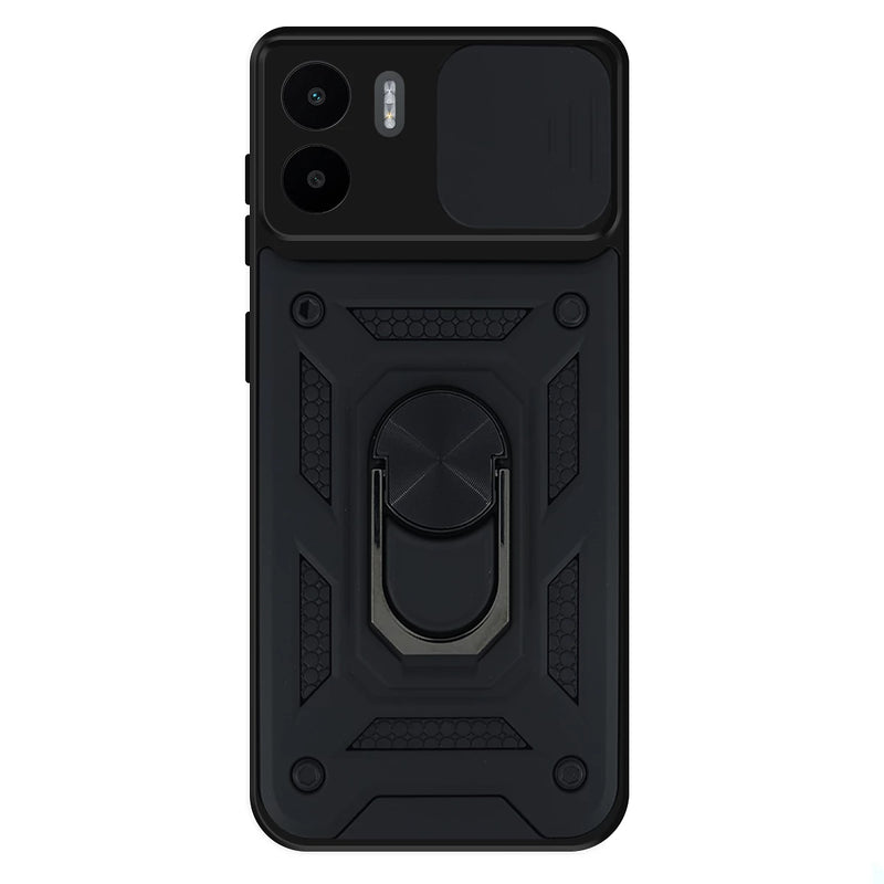 Capa Military com proteção de câmera deslizante e anel 360º para Xiaomi Redmi A2