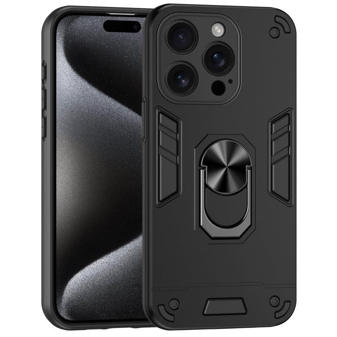 Capa iPhone 16 Pro Militar Iman Anel