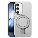 Capa Samsung Galaxy S24 FE Purpurina Íman Magsafe - Branco