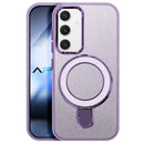 Capa Samsung Galaxy S24 FE Purpurina Íman Magsafe - Lilás