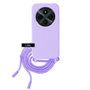 Capa Xiaomi Redmi 14C Silicone Cordão - Lilás