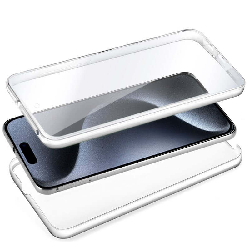 Capa transparente 360º para iPhone 15 Pro