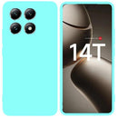 Capa Xiaomi 14T Silicone Premium - Azul Turquesa