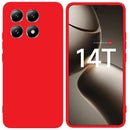 Capa Xiaomi 14T Silicone Premium - Vermelho