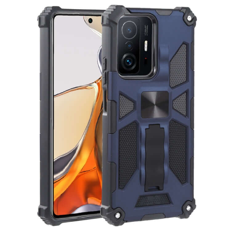 Capa Xiaomi 11T/ 11T Pro Militar Aluminio Iman Anel - Azul