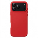 Capa iPhone 18 Pro Silicone Premium - Vermelho
