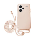 Capa Xiaomi Redmi Note 13 Pro Plus 5G Silicone Cordão - Rosa