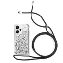 Capa Xiaomi Redmi Note 13 Pro Plus 5G Purpurina Cordão - Preto