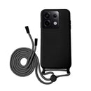 Capa Xiaomi Redmi Note 13 Pro 4G Silicone Cordão - Preto