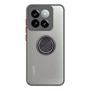 Capa Xiaomi 14 de Gel com suporte íman (Smoked) - Preto