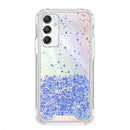 Capa Samsung Galaxy A14 4G/5G Purpurina - Azul