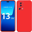 Capa de silicone com proteção de câmera para Xiaomi 13 Lite