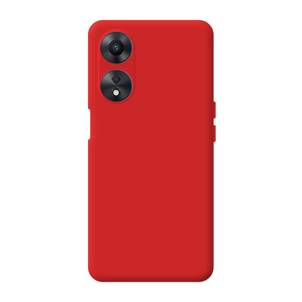 Capa Oppo A60 Silicone Premium - Vermelho