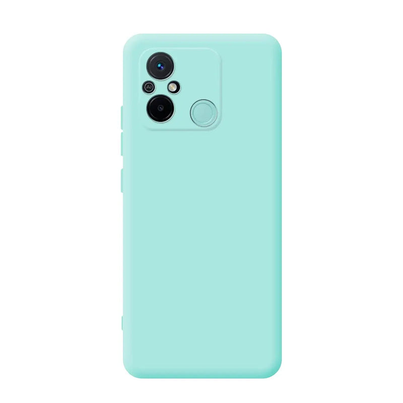 Capa Xiaomi Redmi 12C Silicone Premium - Azul Turquesa