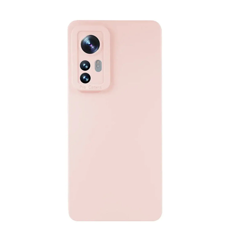 Capa Xiaomi 12/12X Silicone Premium - Rosa