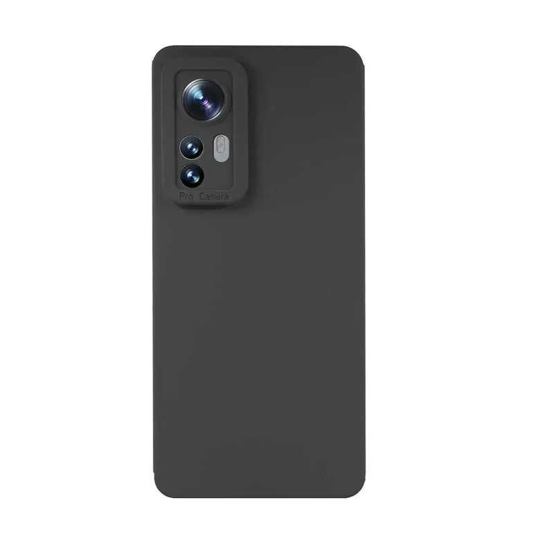 Capa Xiaomi 12/12X Silicone Premium - Preto