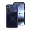 Capa Samsung Galaxy A15 4G/5G com tampa da câmera deslizante - Azul Escuro