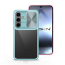 Capa Samsung Galaxy S24 Plus Tampa Deslizante Premium - Azul Turquesa