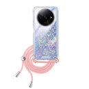 Capa Xiaomi Redmi A3 Purpurina Cordão - Rosa