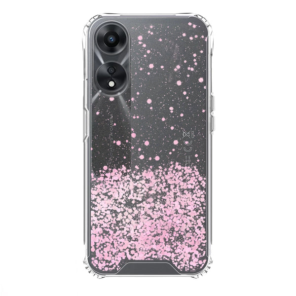 Capa Oppo A78 4G Purpurina - Rosa