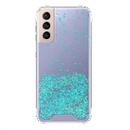 Capa Samsung Galaxy S24 Purpurina - Azul