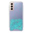 Capa Samsung Galaxy S23 Plus Purpurina - Azul Turquesa