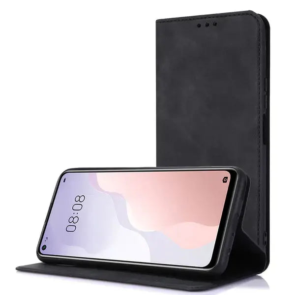 Capa iPhone 16e Flip (Livro) - Preto