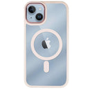 Capa iPhone 15 MagSafe Frame - Rosa