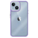 Capa iPhone 15 Transparente Frame - Lilás