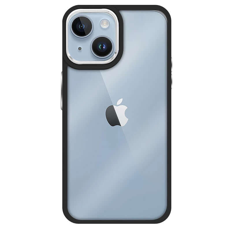 Capa iPhone 15 Transparente Frame - Preto