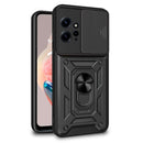 Capa Xiaomi Redmi Note 12 4G Militar Tampa Deslizante - Preto