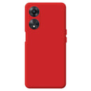 Capa Oppo A78 4G Silicone Premium - Vermelho