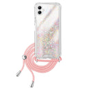 Capa Samsung Galaxy A06 Purpurina Cordão - Rosa