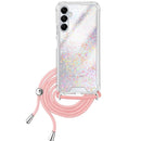 Capa Samsung Galaxy A16 Purpurina Cordão - Rosa