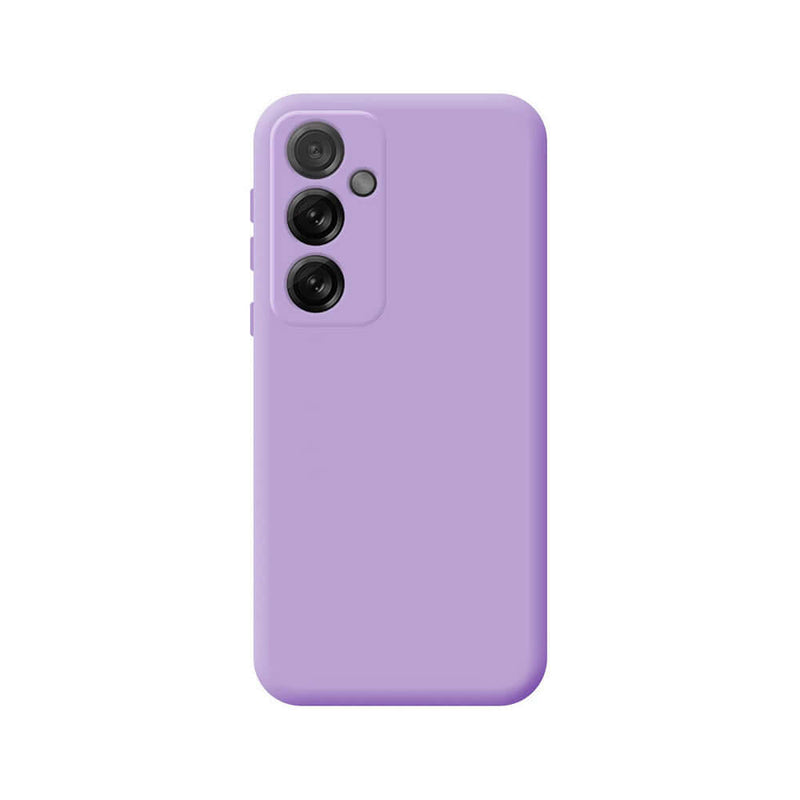 Capa Samsung Galaxy A35 5G Silicone com Proteção de Câmera - Lilás