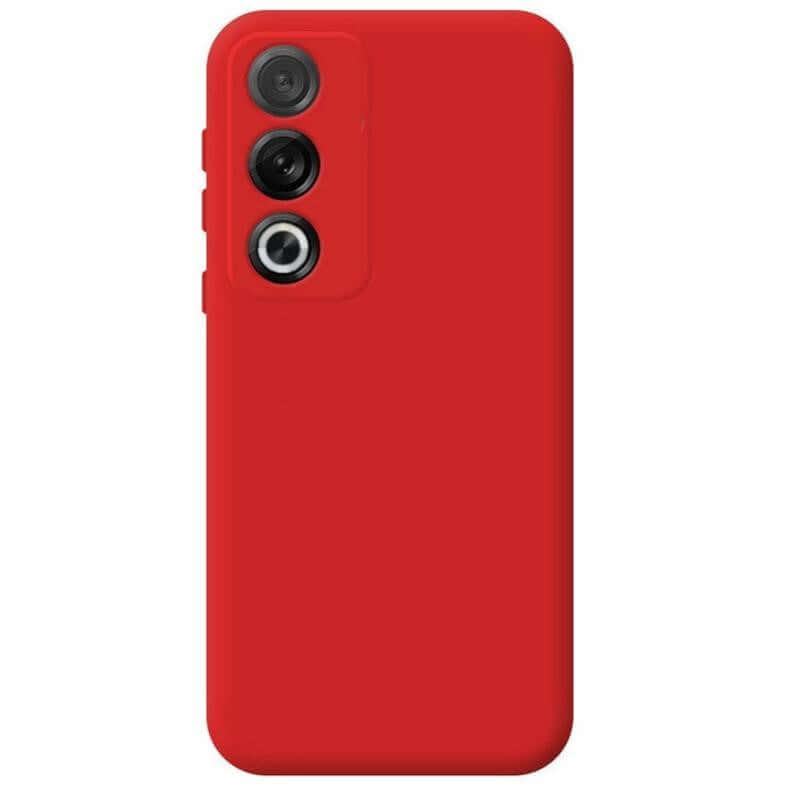 Capa Oppo A80 Silicone Premium - Vermelho