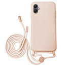 Capa Samsung Galaxy A06 Silicone Cordão - Rosa