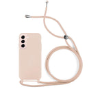 Capa Samsung Galaxy S23 Plus Silicone Cordão - Rosa