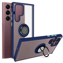 Capa Samsung Galaxy S24 Ultra Smoked Anel - Azul Escuro