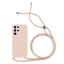 Capa Samsung Galaxy S26 Ultra Silicone Cordão - Rosa