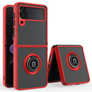 Capa Samsung Galaxy Z Flip 4 Smoked Iman Anel - Vermelho