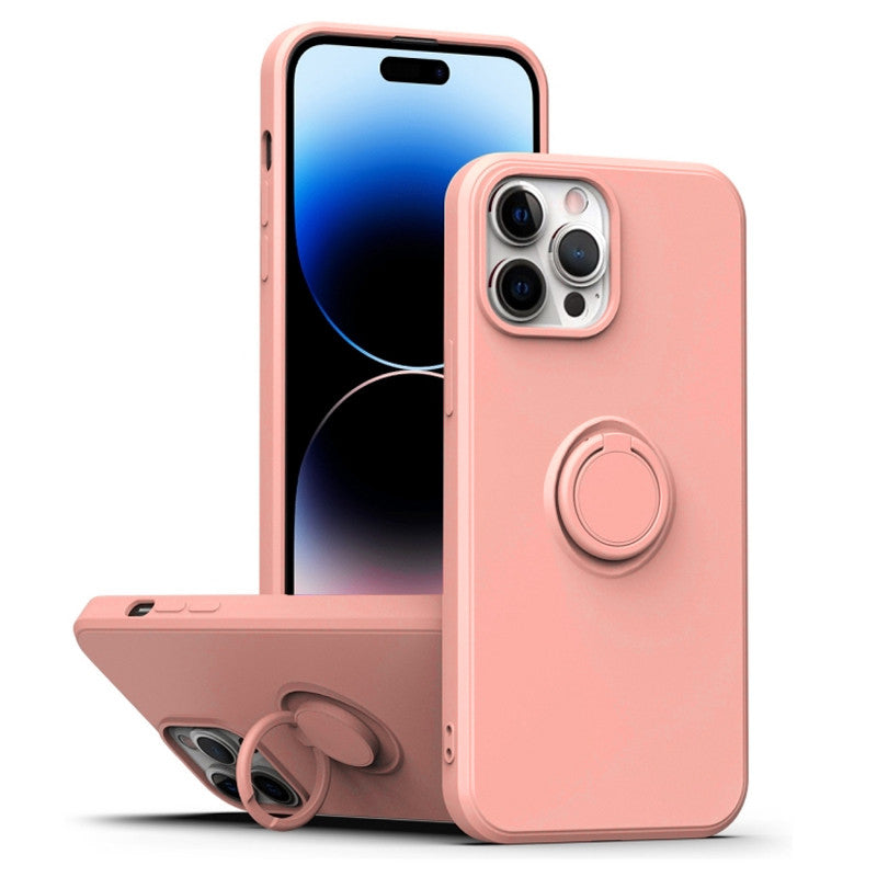 Capa Xiaomi 12/12X Silicone Iman Anel - Rosa